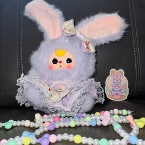 Baby Three - Macchiato Mini Rabbit Bag w/ beaded chain!